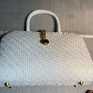 Never used white purse. Vanessa purse